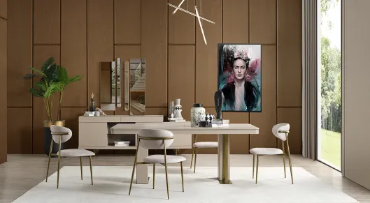 Product img 2, Frida Metal Ayaklı Yemek Odası Takımı